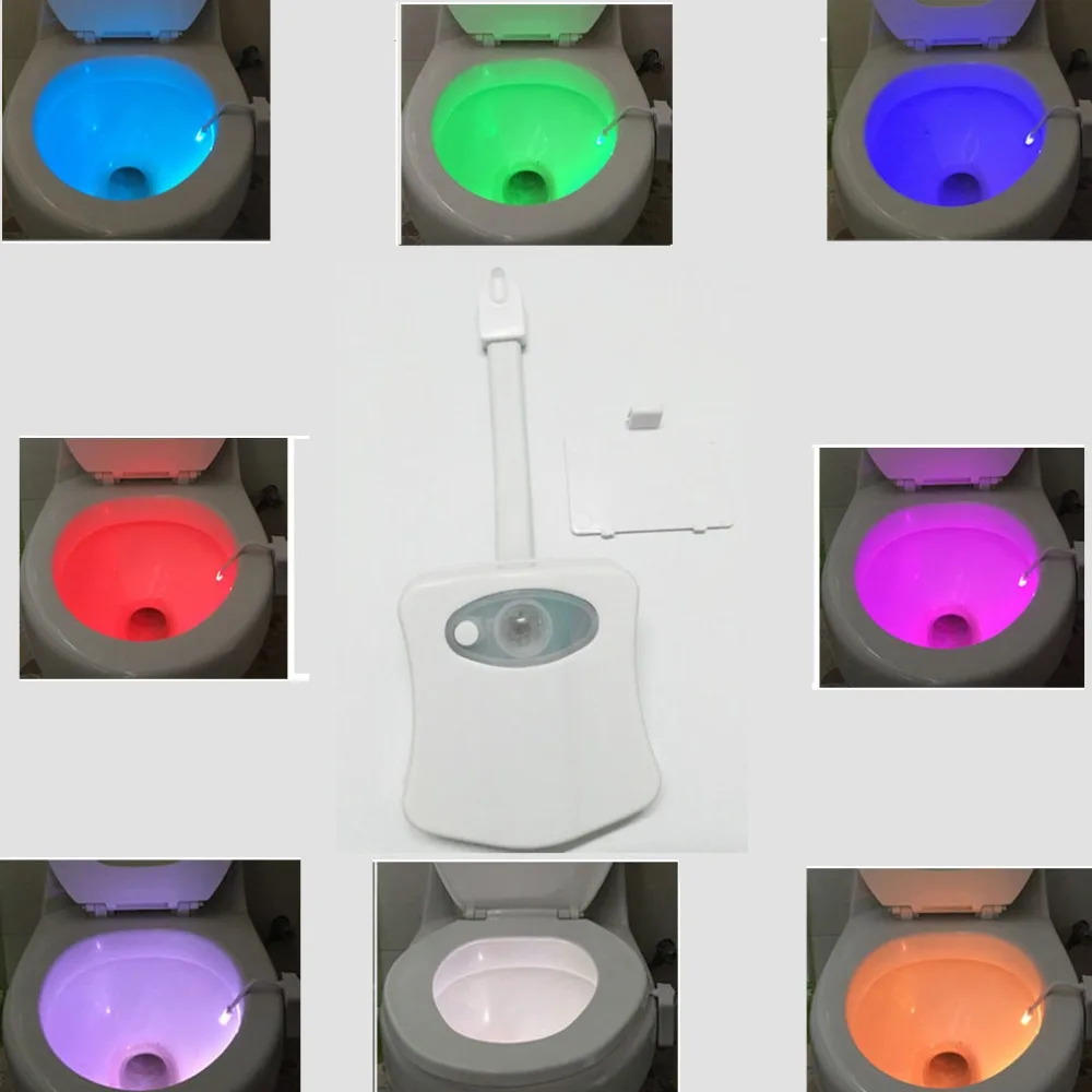 Умные гаджеты Electronico 8 цветов светодиодный гаджет датчик движения человека гаджет для ванной умный светильник