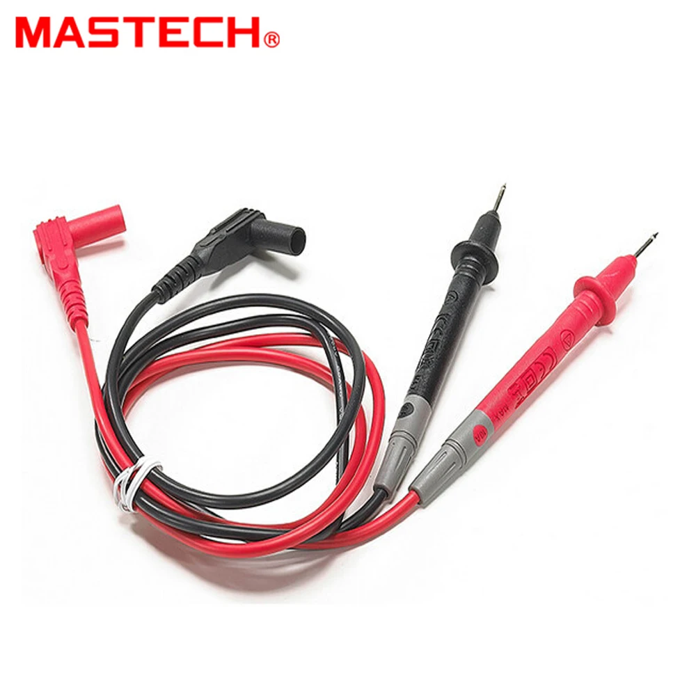 Mastech T3033 Multimeter Test lead Pin Probe Wire 80cm Length Black