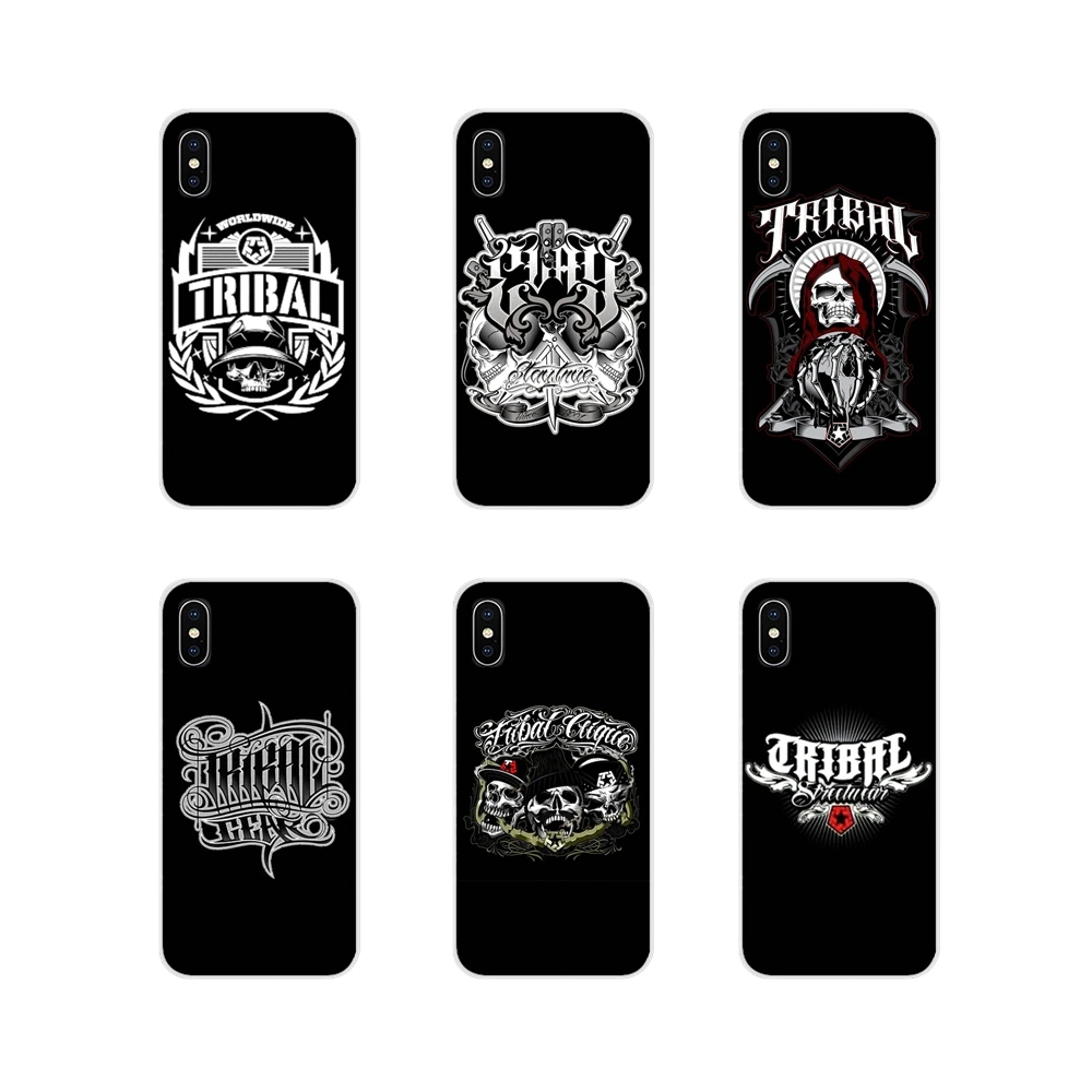 

black Tribal Gear skull For Xiaomi Mi6 A1 5X 6X Redmi Note 5 5A 4X 4A 4 3 Plus Pro pocophone F1 Accessories Phone Cases Covers