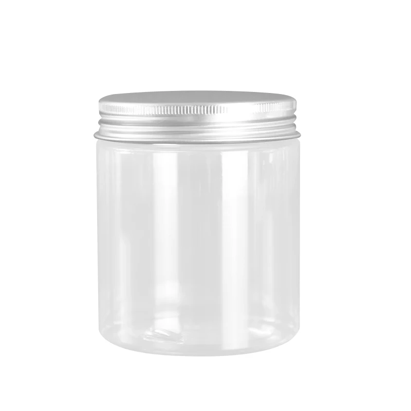 250 мл пустая пластиковая банка для крема прозрачный косметический контейнер коробка для хранения ароматизированного чая dia.71 мм маска для лица, контейнер с винтовой крышкой