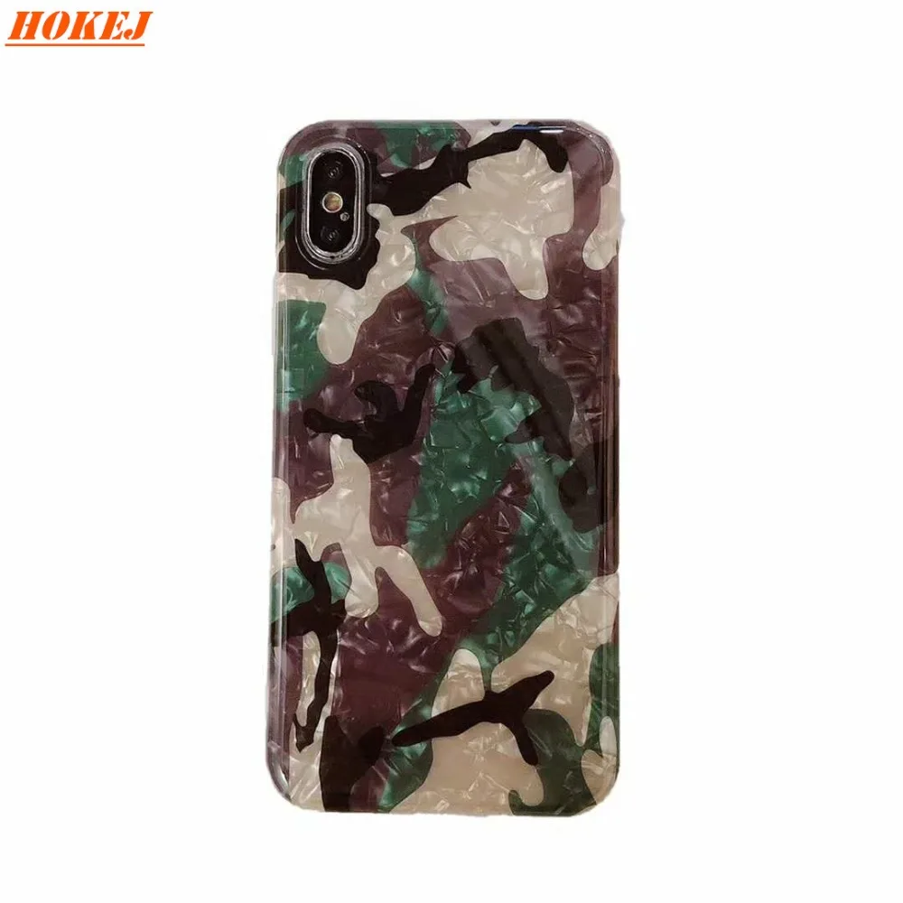 HOKEJ армейский зеленый камуфляжный чехол для iPhone X 6 6S 7 8 Plus мягкие силиконовые
