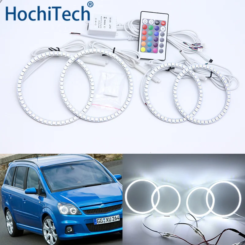 

For Opel Zafira B 2005 2006 2007 2008 2009 2010-2014 Multi-color Led Angel Eyes Kit RGB Halo Rings Daytime Running Light DRL