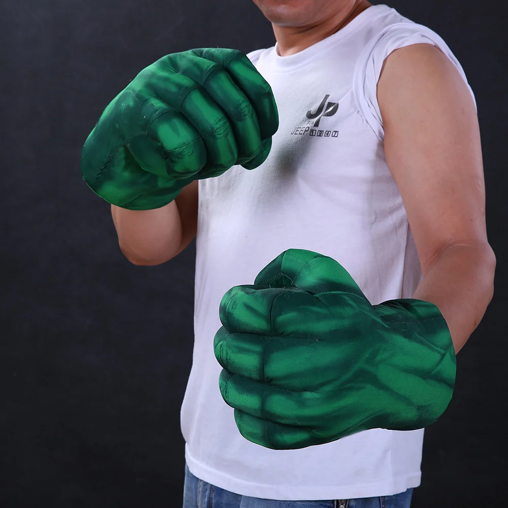 Incredible PP Cotton Hulk Gloves Superhero Figure Hulk Toys Interesting