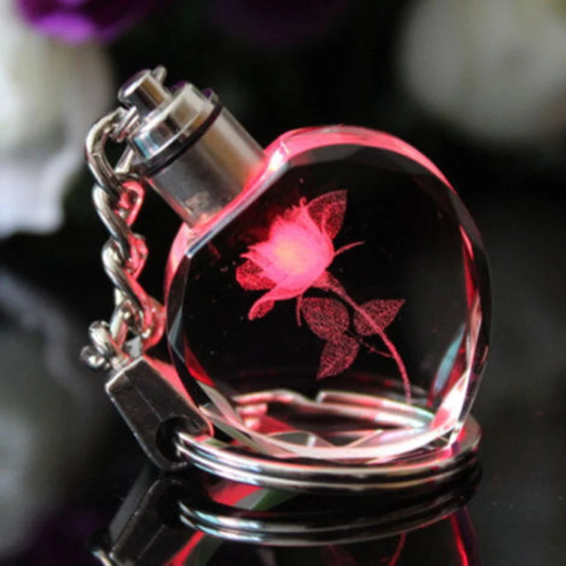 

Details about New Fairy Heart Square Crystal LED Light Charm Key Chain Key Ring keyring Christmas Gift