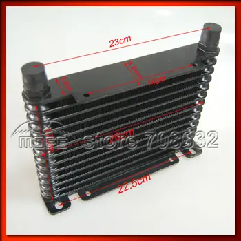 

8-31 MOFE Racing Car 13 Row Aluminum Plate & Fin Transmission Oil Cooler AN10