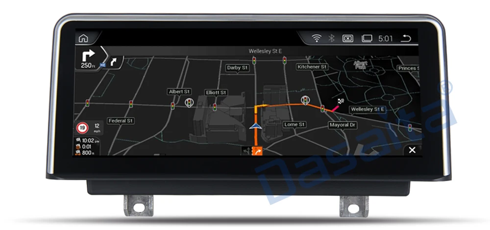 Dasaita Android 9,0 автомобиль радио плеер для BMW 3 4 серии F30 F31 F32 F33 F34 F36 2013 Gps навигация SWC 32 Гб