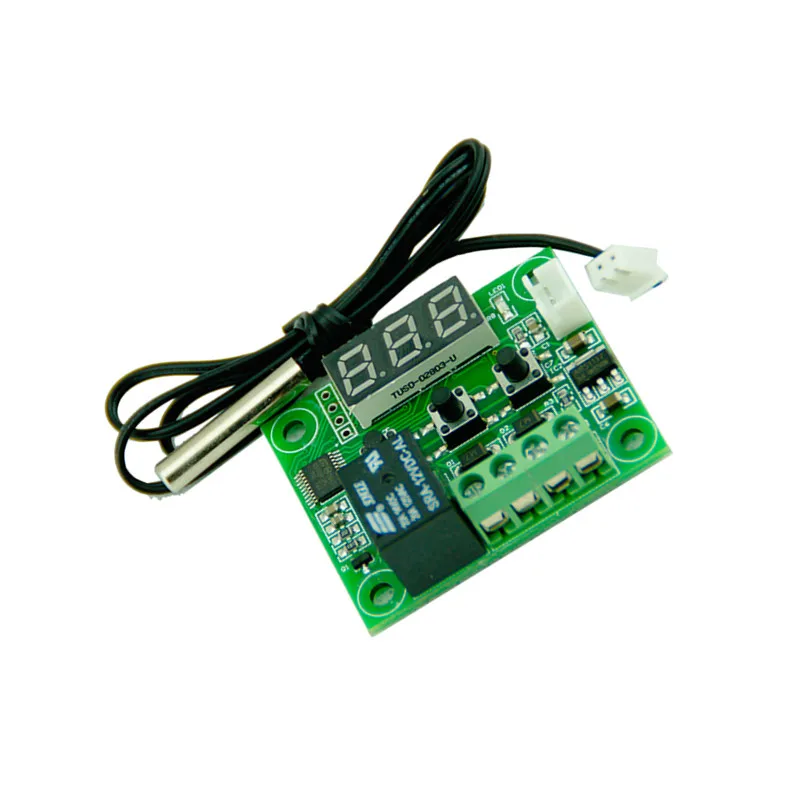 12V Heat Cool Temp Digital Thermostat Temperature Control 50-110℃ Switch Relay