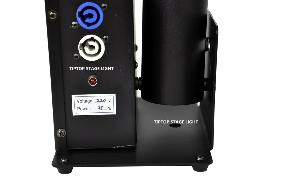 Máquina de Confetes Cabeça de um Lançador de Confete 25 w Único Tubo Mini um Tiro Uma Serpentina Nuzzle Controle Dmx Poder Con Input Output 12 control spiders