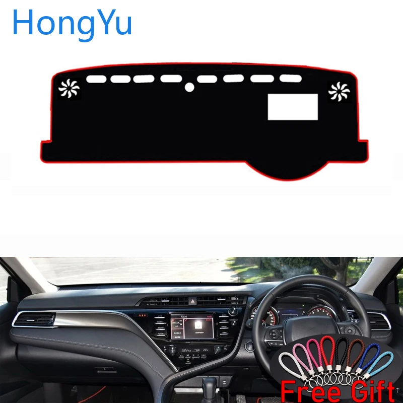 

Auto Car Dashboard Cover Dash Mat Board Pad Carpet Dashmat Interior Mats for Toyota camry 2018 2019 Right Hand Drive Accessories