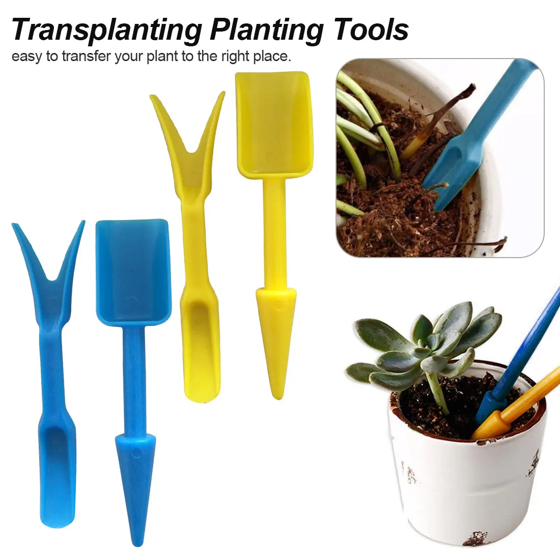 Пластиковые садовые семена саженцы инструменты для посадки садовые пластиковые Семена саженцы трансплантация инструменты для посадки
