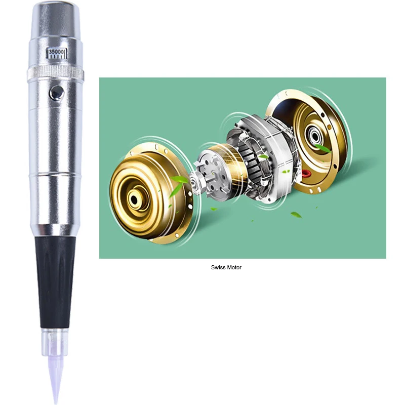 Cheapest Tattoo Machine Rotary Permanent Makeup Pen For Eyebrow Lip Swiss Motor Gun Maquina De Tatuagem Microblading Tools Tips tattoo supplies tattoo kit tattoo pen tattoo motor microblading pen