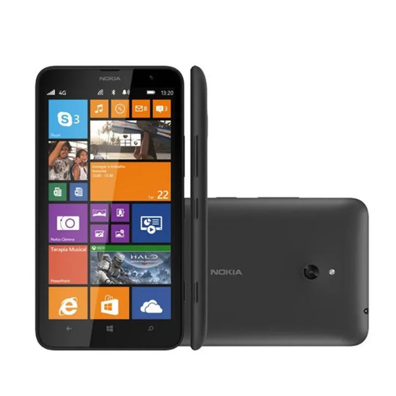 Nokia Lumia 1320,, разблокированные сотовые телефоны, два ядра, 6,0 дюймов, сенсорный экран, 5Мп камера, 3400 мАч, 8 Гб rom, 1 ГБ ram