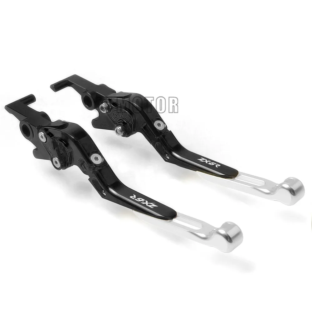 Для Kawasaki ZX6R/ZX636R/ZX6RR 2000 2004 2001 2002 2003 ZX 6R 6 636 R RR Мотоцикл CNC регулируемые складные