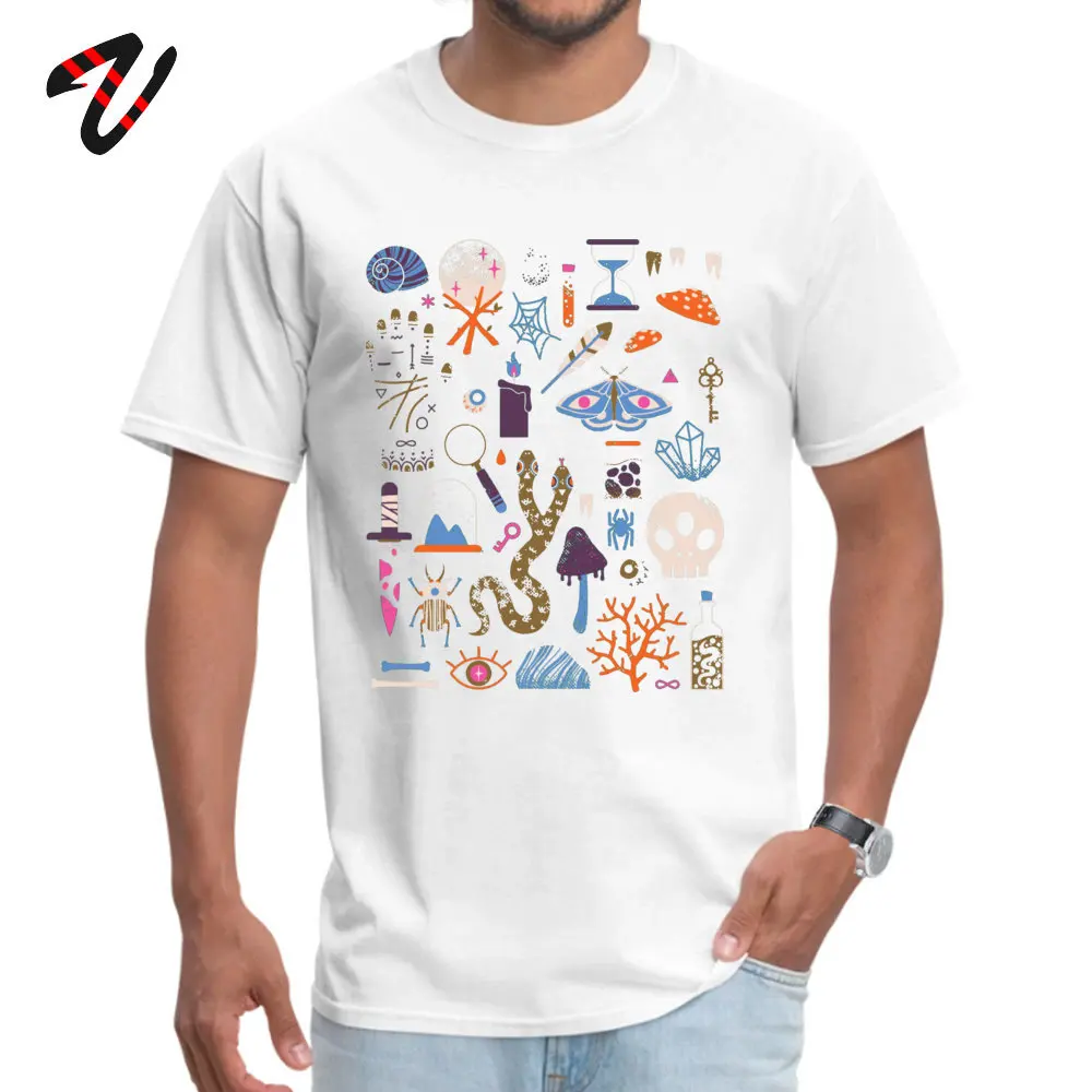 New Arrival Curiosities Customized T Shirts Crew Neck Pure Cotton Mens Tops T Shirt Short Sleeve Sweatshirts NEW YEAR DAY Curiosities19355 white