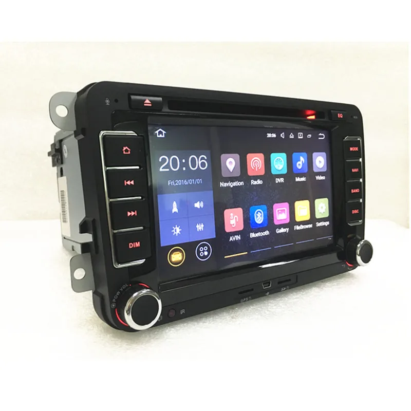 RNS 510 vw radio Android9.0 HD1024X600 Оригинал OEM Golf Jetta Mk5 Mk6 Passat CC Tiguan polo Eos sharan wifi 4G bluetooth|vw android|radio