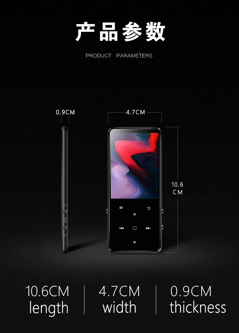 BENJIE K11 Original IPX4 Waterproof HIFI Mp3 Music Player 8GB Lossless