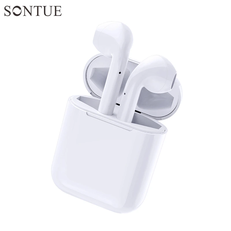 

2018 Air plus Wireless Bluetooth Earphones Earbuds Stereo In-Ear Earphone Air Pods Hi-Res for Iphone 6/7/8 X Apple Android