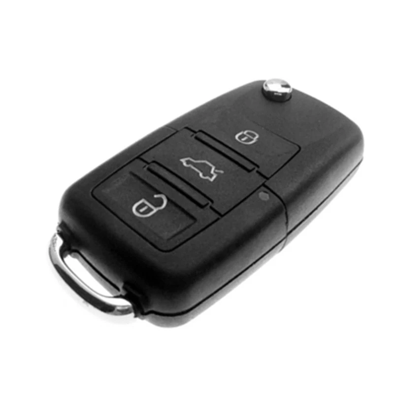 Черный пульт дистанционного управления авто брелок чехол балванки для ключей с 3 кнопками Запчасти аксессуар UK