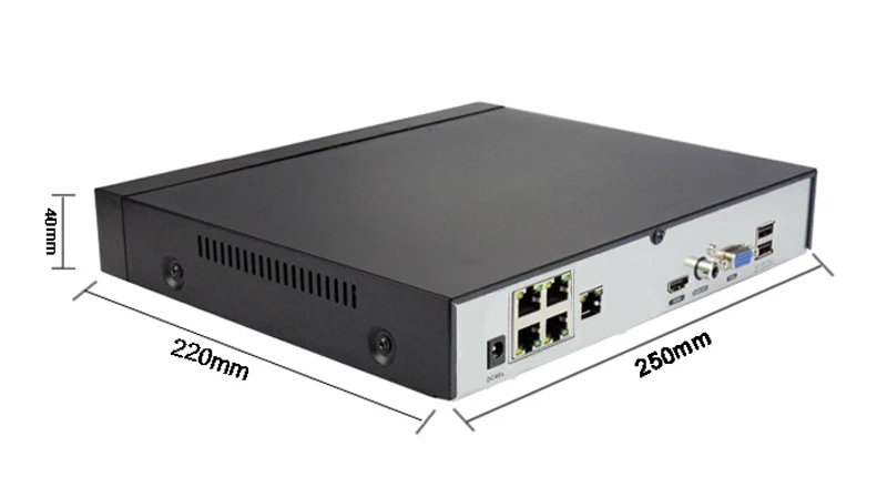 Dahua панель Hi3536D Xmeye 8CH* 4MP/4CH* 5MP 8CH 8 каналов H.265+ 48 В POE Onvif CCTV NVR