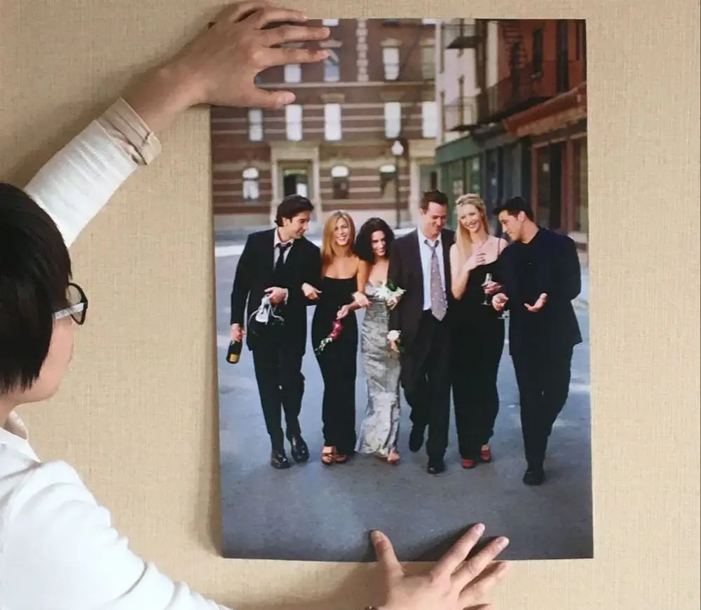 

New Quality Friends TV Show TV Poster Ross Joey Monica Chandler Rachel Phoebe