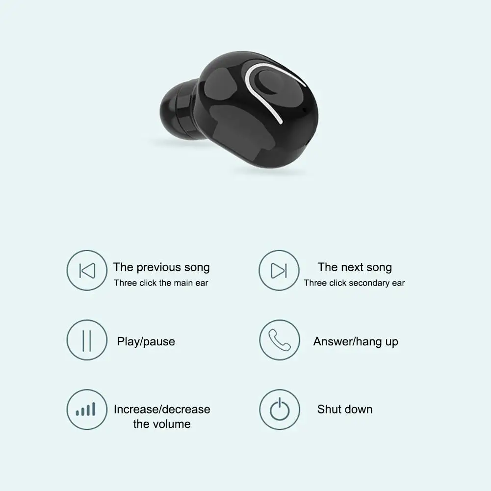 M2T-SJ TWS Bluetooth 5,0 беспроводные наушники стерео Спортивная гарнитура мини-наушники-вкладыши беспроводные наушники Bluetooth гарнитура для смартфонов