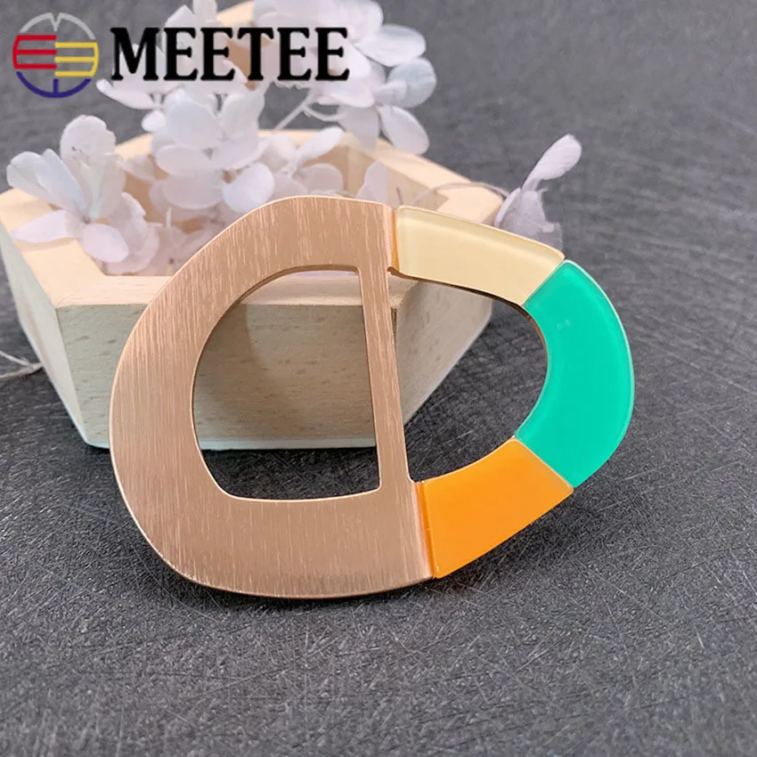 Meetee Tri-glides металлические пряжки для пальто ветровка металлические кнопки регулятор декоративные пряжки DIY аксессуары для одежды