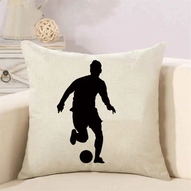 Pillowcase World Cup Brazil Football Linen Cushion cover (3)