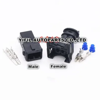 

10sets/lot EV1 Junior Power Timer JPT Jetronic Kits Male And Female Fuel Injector Connector Plug 282189-1