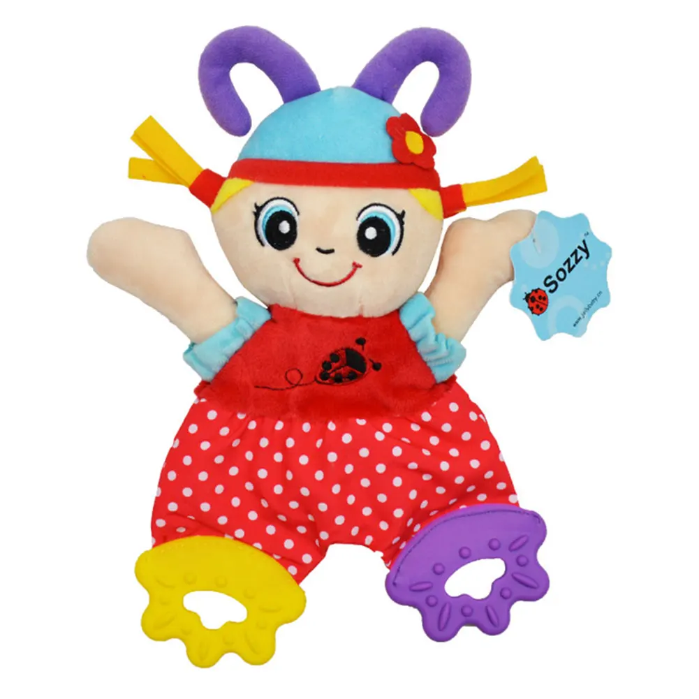 Sozzy, модные детские игрушки-полотенце, милые Мультяшные животные, спокойная кукла, прорезыватель, развивающая плюшевая игрушка для детей, 88 - Цвет: 2