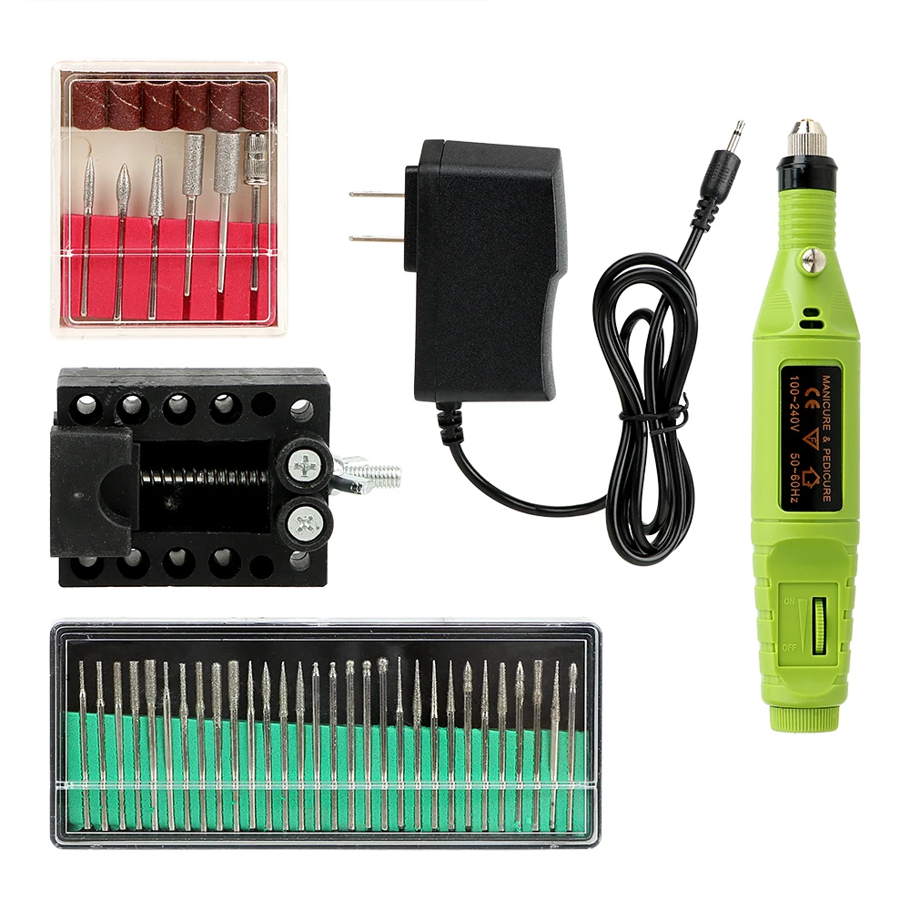 

DIYWORK Electric Carving Pen Polish Grinding US Plug/EU Plug Driling Tool 100V-240V Rotary Power Tool with Accessories