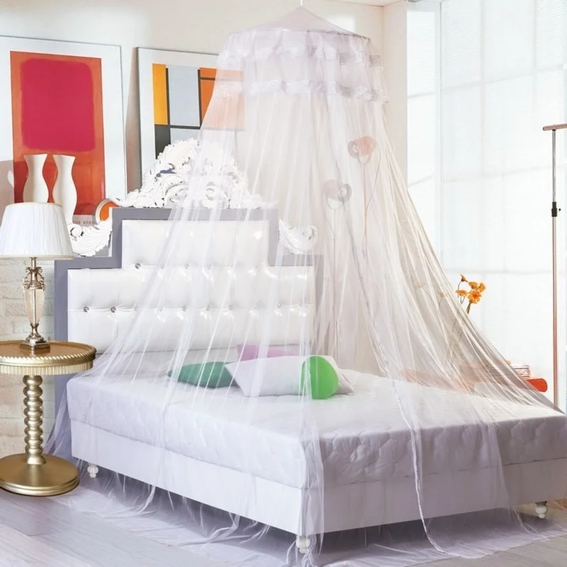 

4 Colors Elgant Canopy Mosquito Net For Double Bed Mosquito Repellent Tent Insect Reject Canopy Bed Curtain Bed Tent
