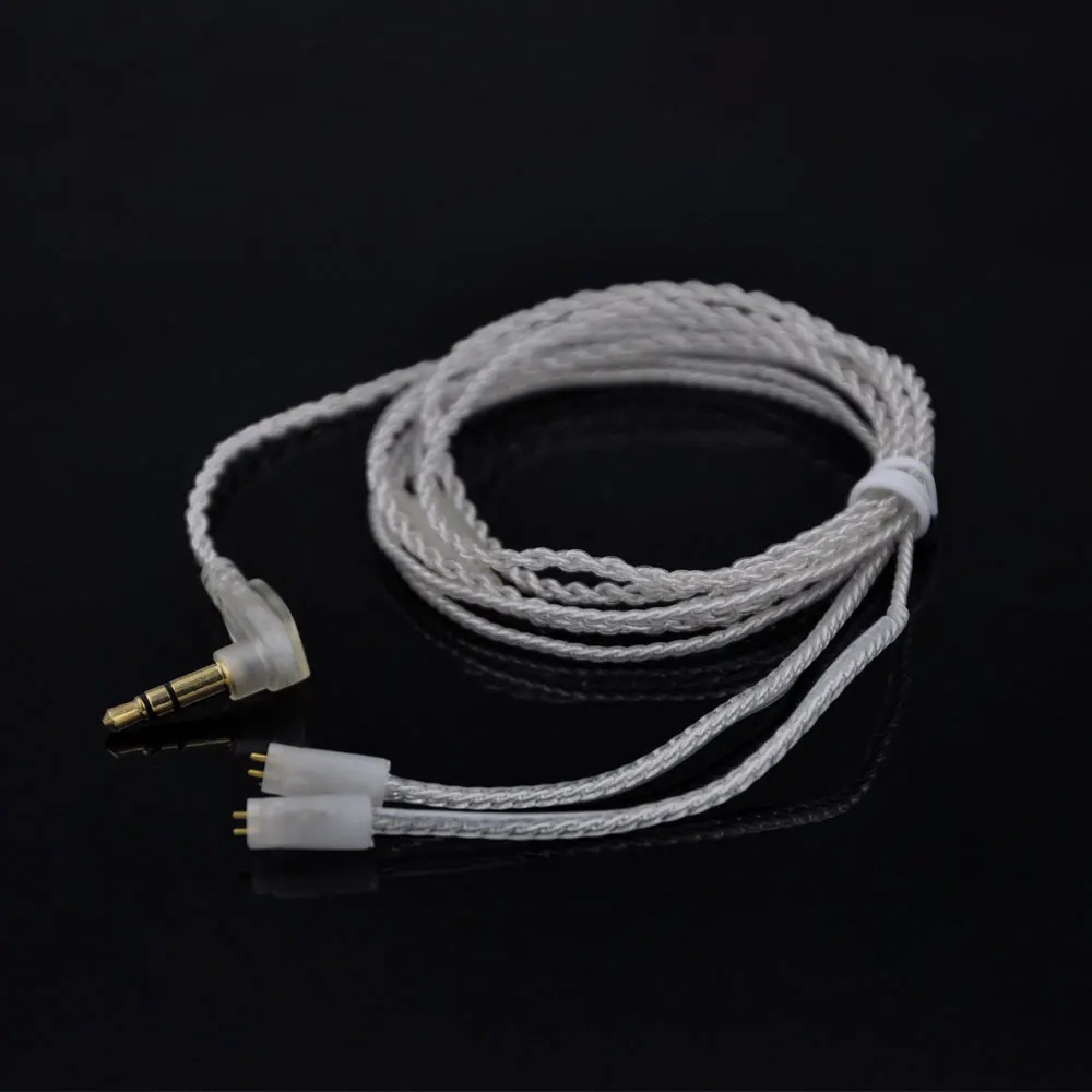 Кабель KZ ZST ED12 ZS6 ZS5 улучшенный кабель для наушников с посеребренным покрытием 2pin 0