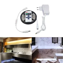 Диммер СВЕТОДИОДНЫЙ светильник для шкафа с радиочастотным пультом дистанционного управления Светодиодный светильник для кухни адаптер питания для внутреннего освещения Диодная лента