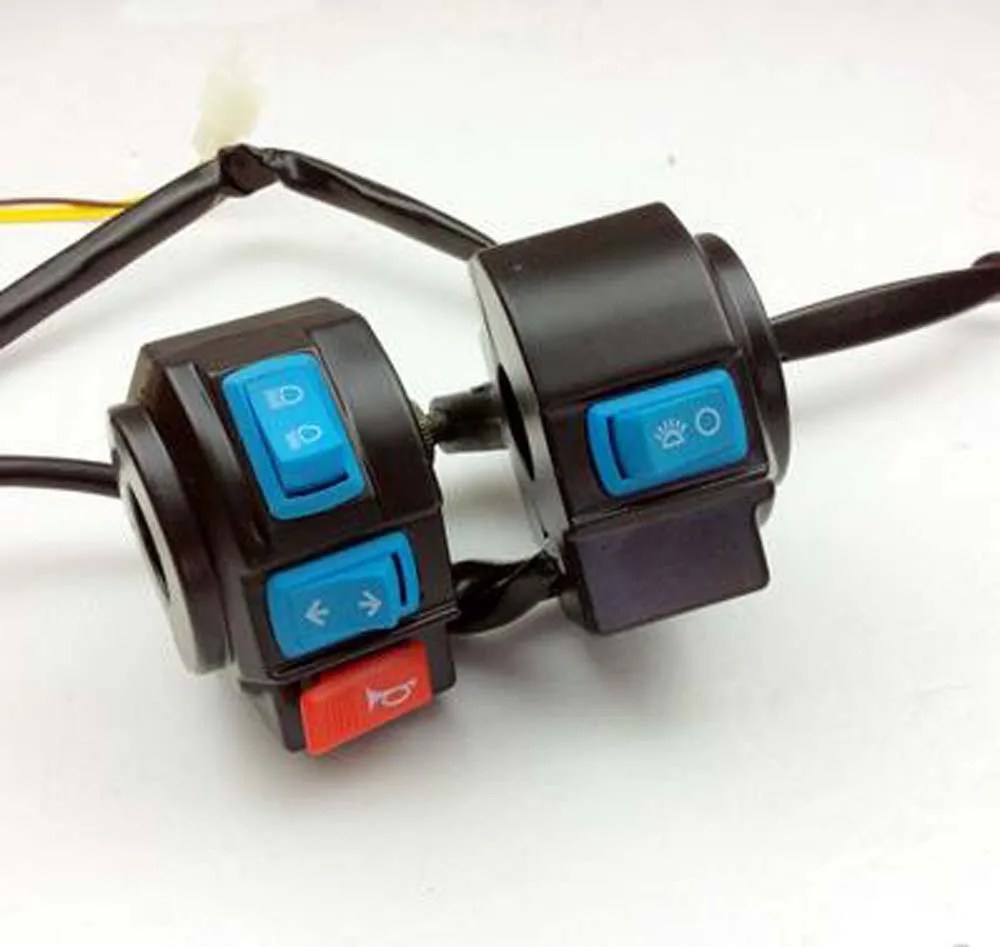 

One Pair Left and Right Electric Tricycle Handle Switch All Aluminum Prince Switch Assembly Stereo Steering Distance
