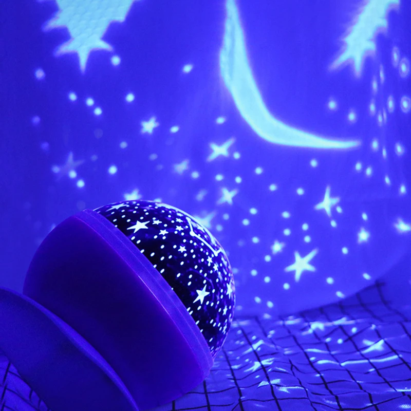

Rotatable Night Light Lamp Projector Starry Romantic LED Projection Lamp MAL999