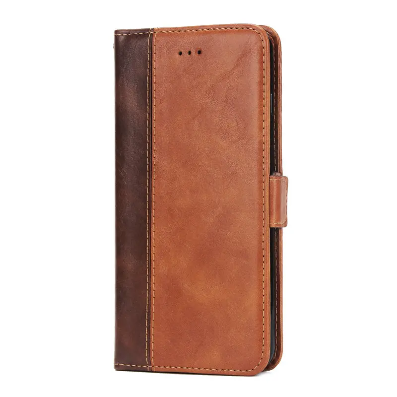 brown Etui coque чехол Caso для huawei P30 P20 mate 20 30 Pro из искусственной кожи кожаный флип складной кошелек чехол для телефона - Цвет: brown