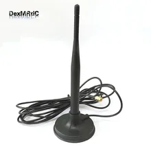 1 шт. 2,4 ГГц 6dbi wifi антенна магнитная bse с 1,2 м Удлинительный кабель SMA штекер разъем