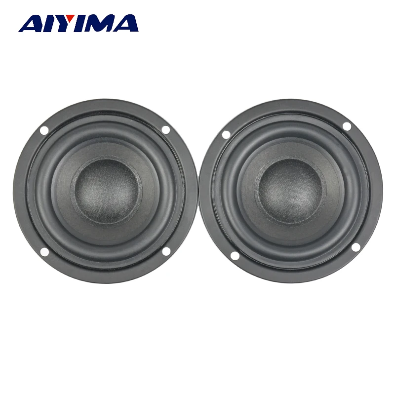 AIYIMA 2pcs 3Inch Woofer Audio Speakers 4Ohm 15W