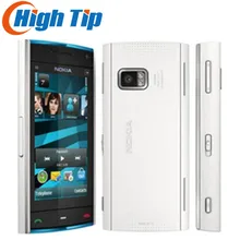 Разблокированный Nokia X6 мобильный телефон восстановленный, 3," сенсорный экран, 3g, gps, wifi, 5MP камера