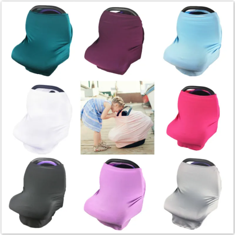 2017Baby CarSeat Cover Canopy Nursing Cover Multi Use Stretchy Infinity