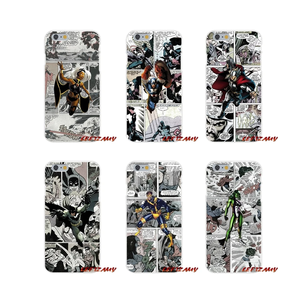 Аксессуары чехол для телефона Marvel Comics Бэтмен Человек-паук iPhone X XR XS MAX 4 4S 5 5S 5C SE 6 6S 7