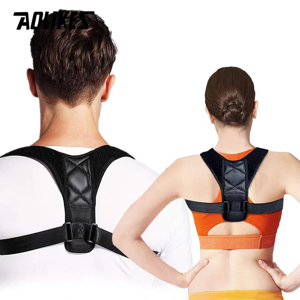 

AOLIKES 1PCS Back Posture Corrector Clavicle Support Brace for Men & Women Back support Prevent Slouching and Back Pain Relief