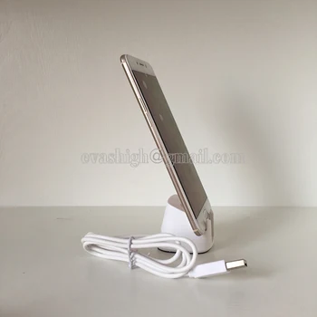 

New Wireless Remote Control Mobile Phone Security Burglar Alarm Display Stand Cellphone Anti-theft Holder With Charging Function