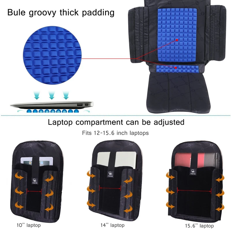 Los hombres y las mujeres mochila De Tigernu de la marca de gran capacidad de 17 pulgadas portátil mochila de los hombres de negocios casuales mochila bolsa mochila escolar Los hombres y las mujeres mochila De Tigernu de la marca de gran capacidad de 17 pulgadas portátil mochila de los hombres de negocios casuales mochila bolsa mochila escolar