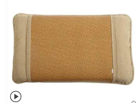 

Rattan pillowcase summer natural bed non-slip adult single thick summer mat pillowcase