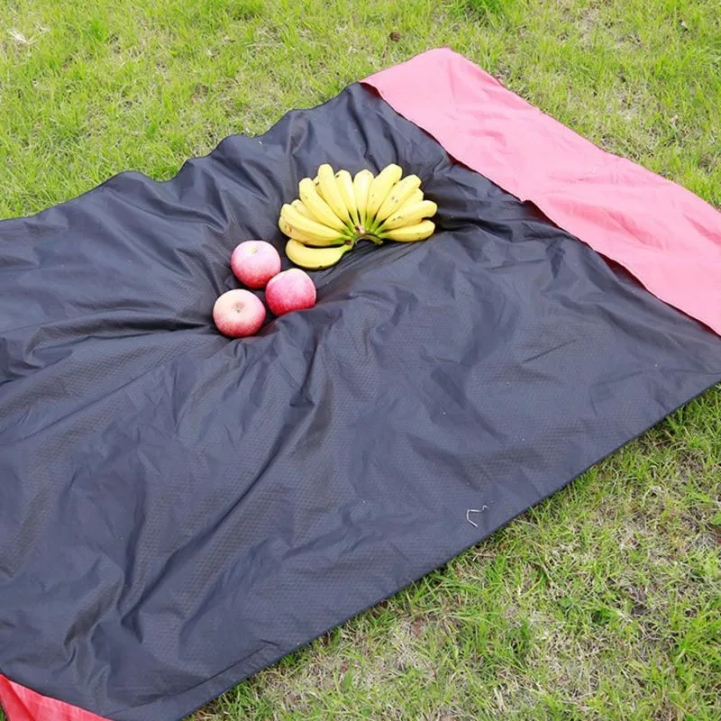 في الهواء الطلق جيب بطانية خفيفة البسيطة التخييم حصيرة للماء للطي حصيرة نزهة الشاطئ التنزه السفر الصيد بارك بطانية حصيرة