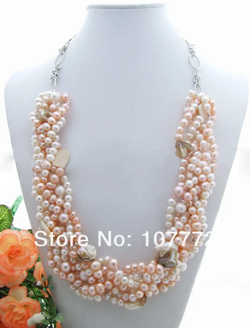 

Beautiful! 22'' Brown Crystal Natural Rough Necklace free shipment