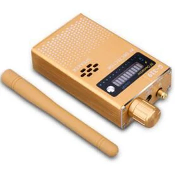 

G319 Wireless RF Signal Detector Finder Gold Color US Anti-GPS Locator Cell Phone Camera Finder Full Range Bug Detector Finder