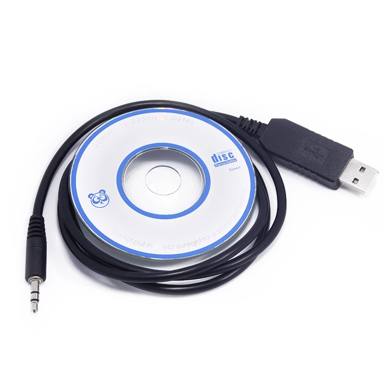 

QYT USB Programming Cable with CD Drive for QYT KT8900 KT-8900R KT-7900D KT-UV980Plus Mobile Car Radio Transceiver