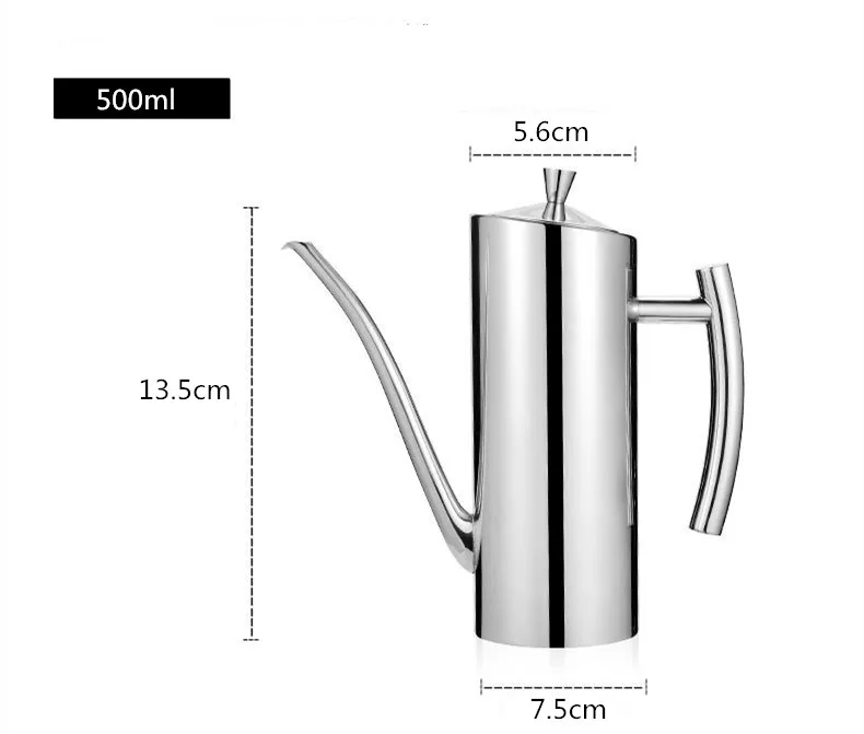 2 размера, дозатор масла из нержавеющей стали, оливковый уксус, герметичный дозатор, горшок, кухонные принадлежности, инструменты для приготовления пищи, бутылка для хранения масла